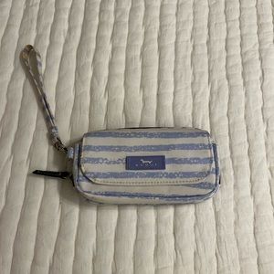 Blue and white striped Scout Wallet